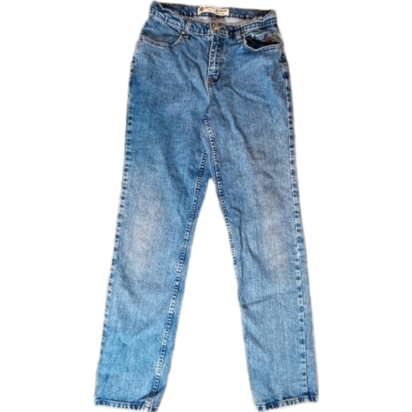 Harley Davidson :: Y2K Women's HD Straight Leg High Rise Jeans Size 10 Long - Picture 4 of 10